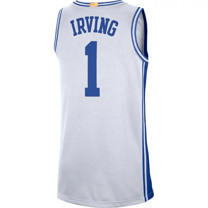 Maillot de basketball limité Duke Blue Devils NCAA Joueur Kyrie