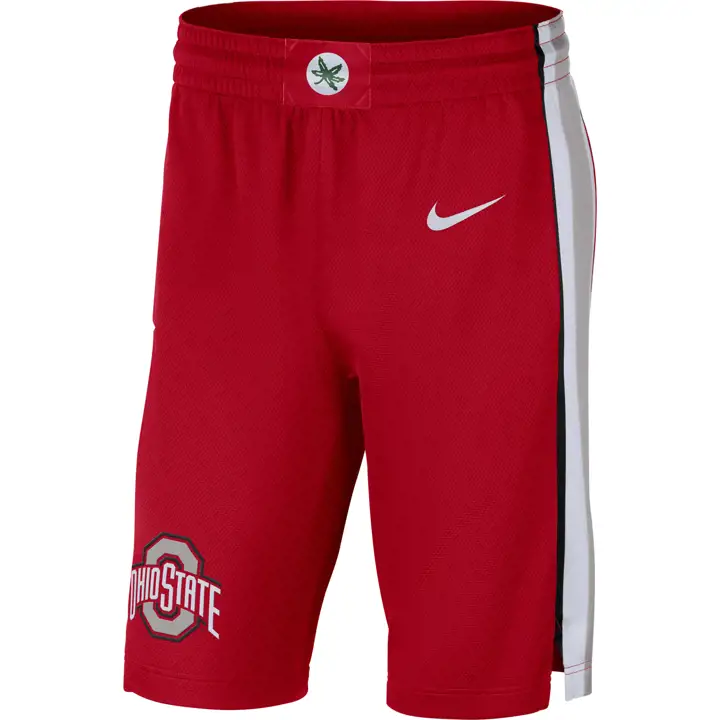 Ohio State Buckeyes NCAA Replica Short de basket extérieur ROUGE/W