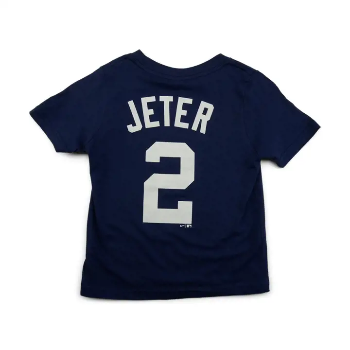 T-shirt Enfant MLB Yankees N&N Joueur Derek Jeter Marine