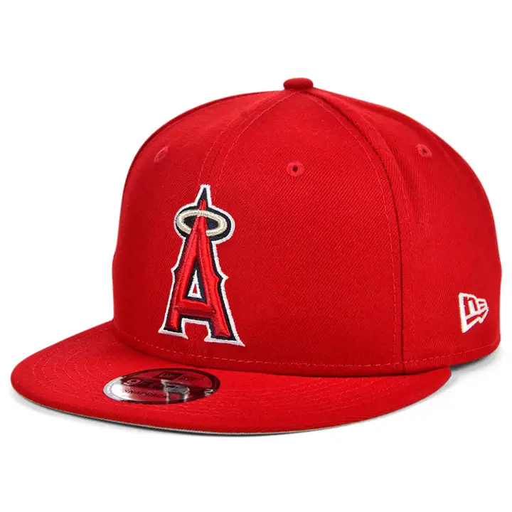 CASQUETTE SNAPBACK BICOLORE ROUGE MLB DES ANAHEIM ANGELS