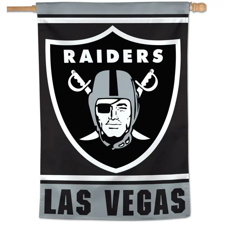 Drapeau vertical Las Vegas Raiders 28x40 ast