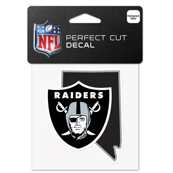 Décalcomanie découpée Las Vegas Raiders 4x4 - État ast