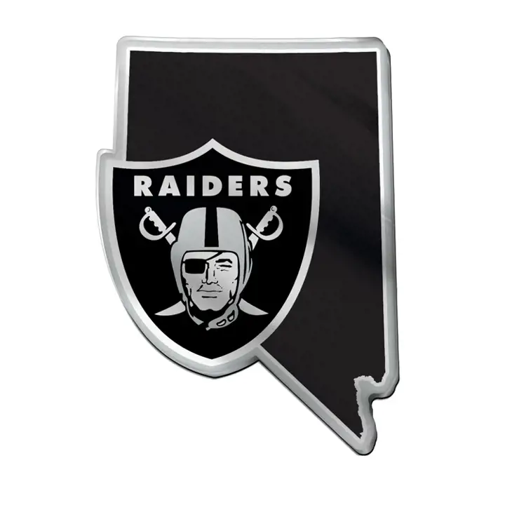 Las Vegas Raiders Emblème de voiture en métal
