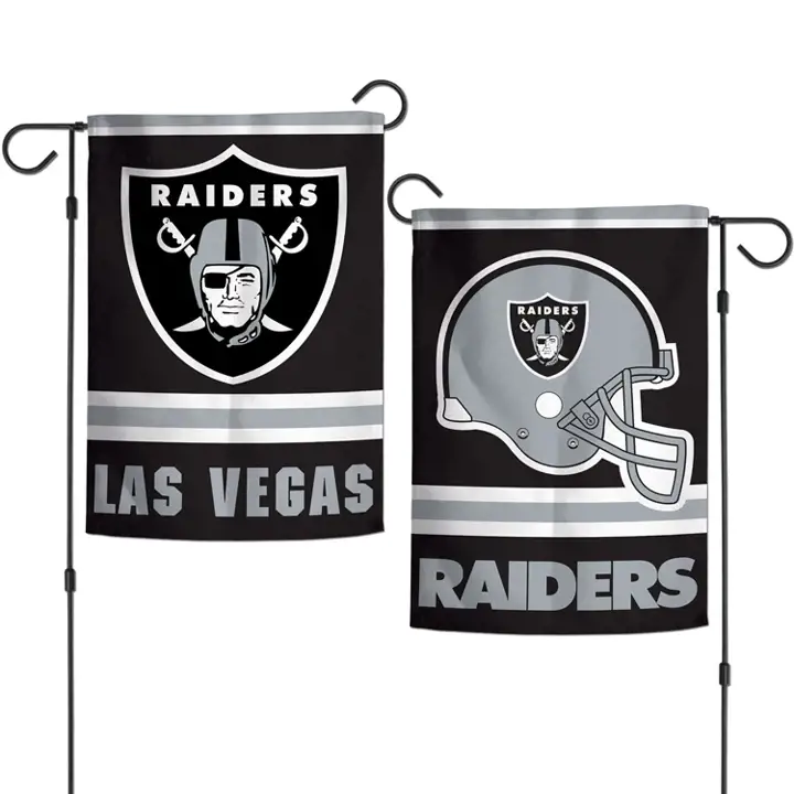 Drapeau de jardin Las Vegas Raiders - 2 faces