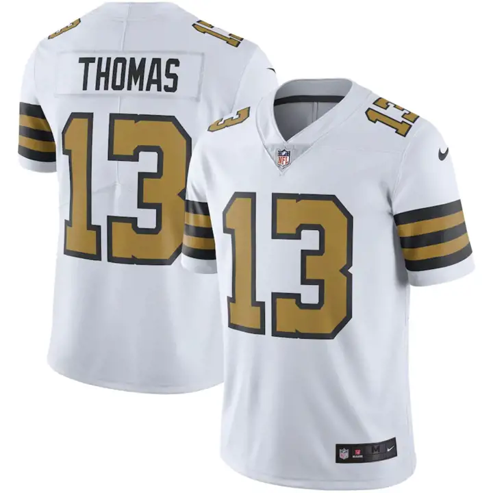 Maillot NFL Color Rush édition limitée des New Orleans Saints blc/or