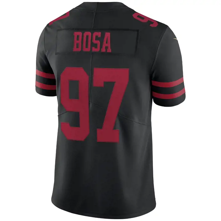 Maillot NFL Vapor Untouchable Limited des 49ers de San Francisco noir