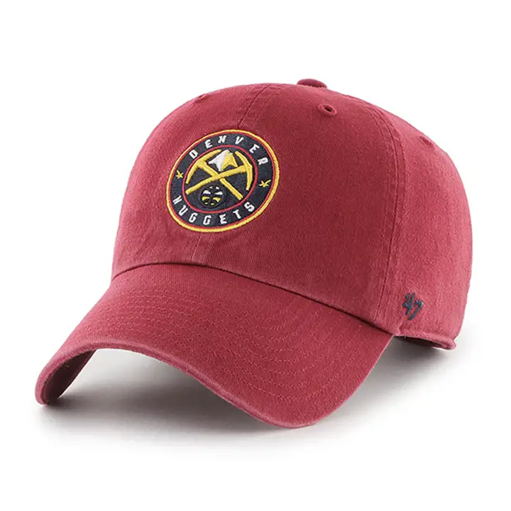 Casquette NBA '47 Clean Up NUGGETS rouge foncé
