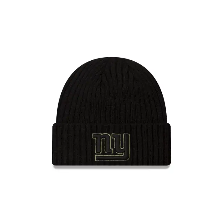 New York Giants Bonnet à revers NFL OF STS Noir