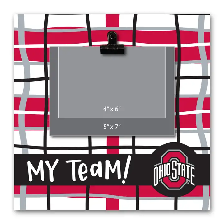 Cadre « MA PROPRE ÉQUIPE » Ohio State Buckeyes 11X11