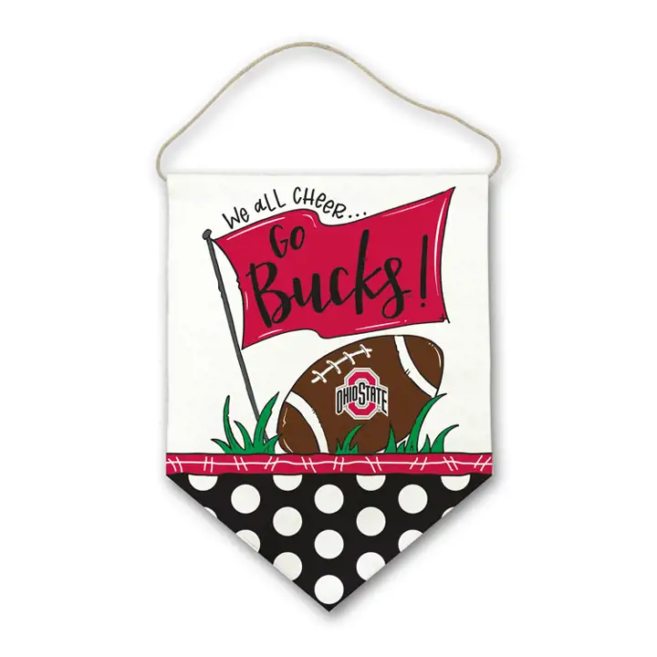 Ohio State Buckeyes NOUS ENCOURAGEONS TOUS LE PENDOIR DE PORTE ast