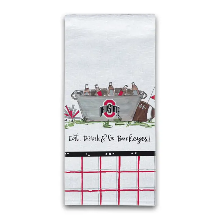 Ohio State Buckeyes Manger Boire Serviette