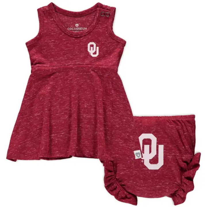 Ensemble Bloomer Oklahoma NCAA pour bébés filles 20 CRIM
