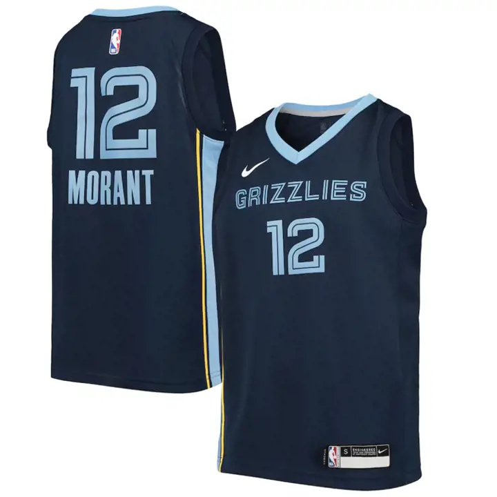 Maillot Jeune Icône Swingman Grizzlies NBA Ja Morant bleu