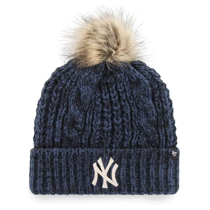 Bonnet en maille femme Yankees MLB Meeko marine