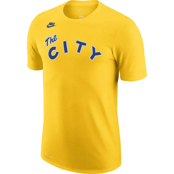 Golden State Warriors NBA HWC Dry Essential Logo T-shirt jaune