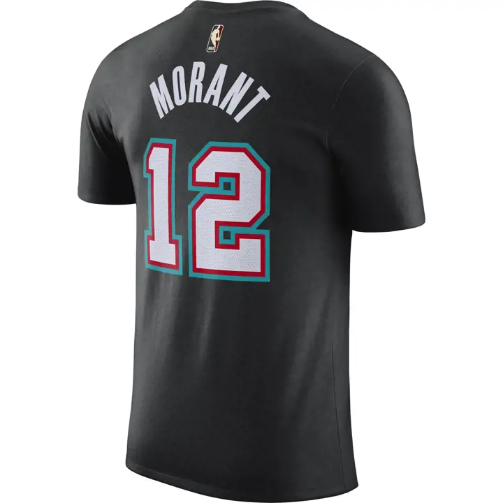 T-shirt joueur NBA HWC Memphis Grizzlies Ja Morant noir