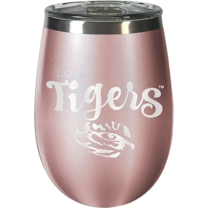 Gobelet à vin L.S.U. 10 oz rose