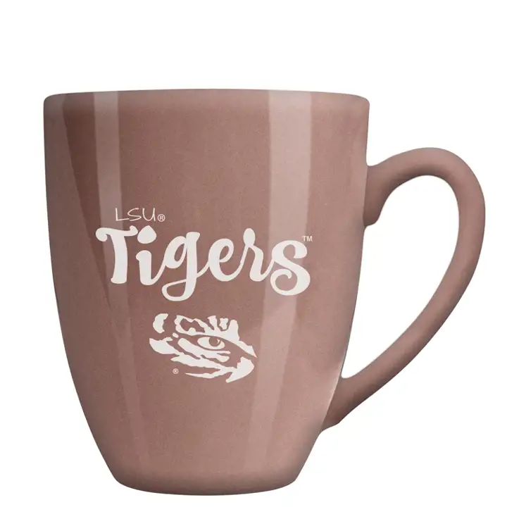 Tasse de bistrot en céramique L.S.U. 44 cl rose