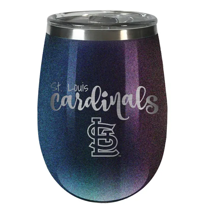 Gobelet à vin St. Louis Cardinals 10oz, noir