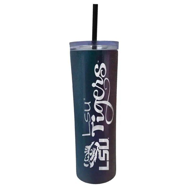 Bouteille d'eau fine L.S.U. 18 oz noire