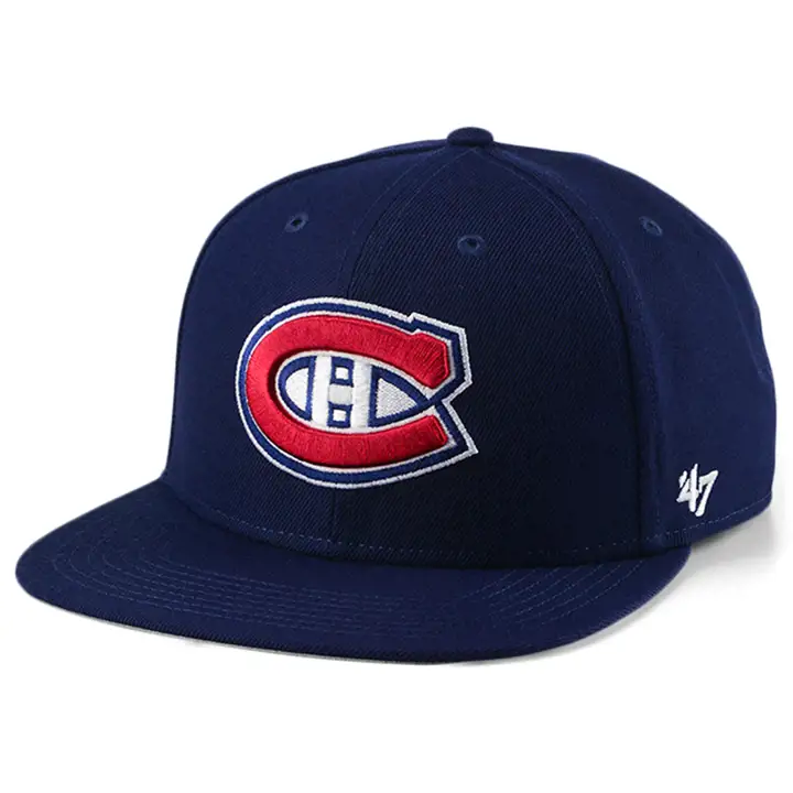 CANADIENS LNH Casquette Snapback No Shot marine
