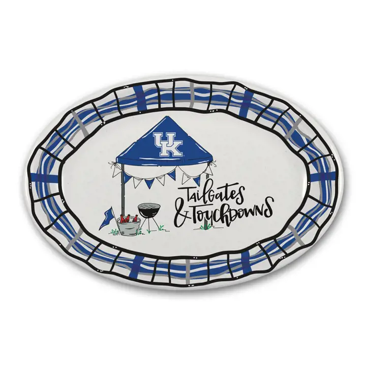 Kentucky Wildcats 18x12 Barbecue ovale