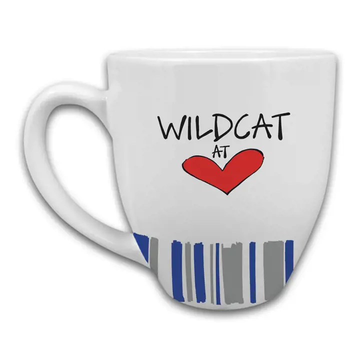 Mug rayé Kentucky Wildcats Cœur