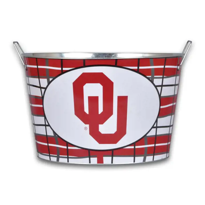 Seau en métal Oklahoma Sooners 15x9 ast
