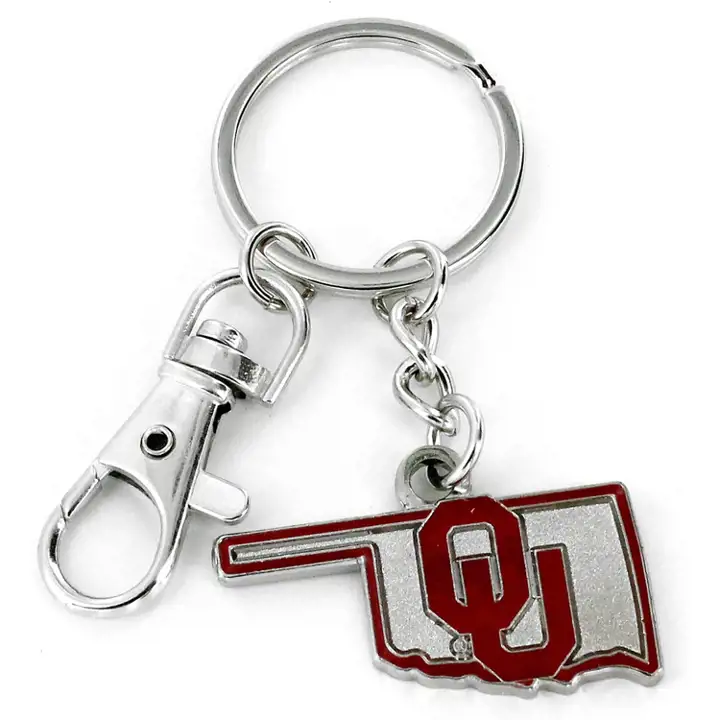 Porte-clés épais Oklahoma Sooners - Design État