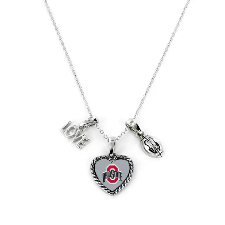 Collier de sport Ohio State Buckeyes Charmed Love