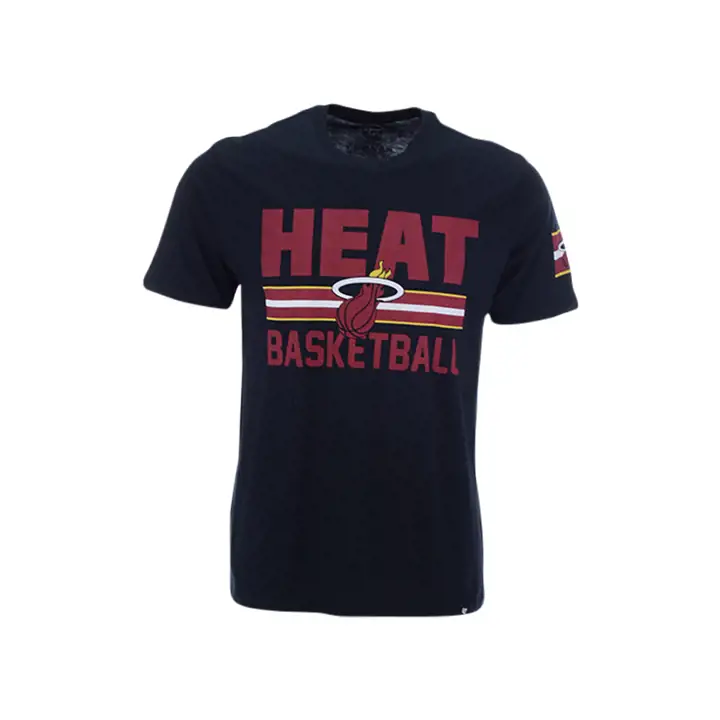 T-shirt NBA Miami Heat Half Court Super Rival Noir