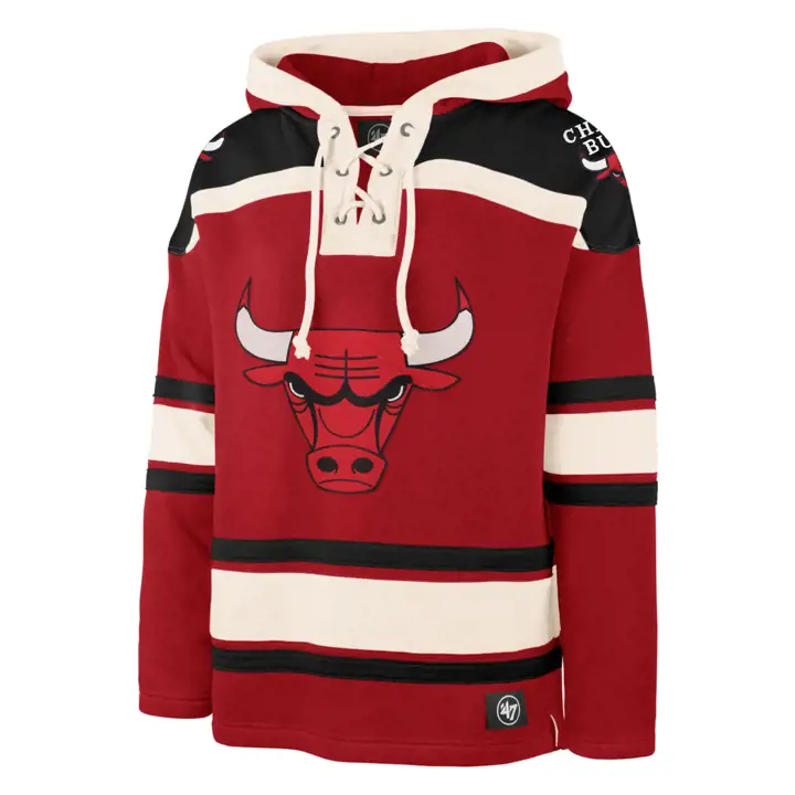 Chicago Bulls NBA Lacer Hood ROUGE