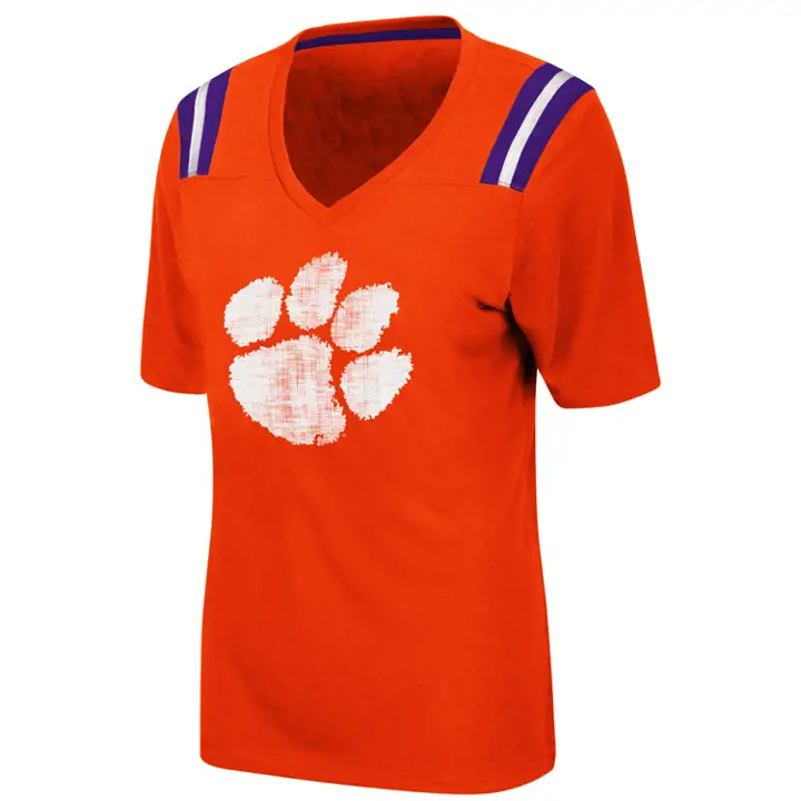 T-shirt Femme Clemson Tigers NCAA Pierre-Feuille-Ciseaux 20 o