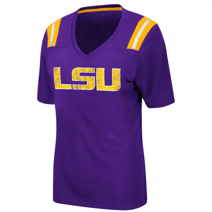 T-shirt L.S.U. NCAA Femme « Pierre-feuille-ciseaux » 20 pur