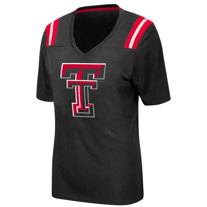 T-shirt Femme Pierre-Papier-Ciseaux NCAA des Red Raiders de Texas Tech