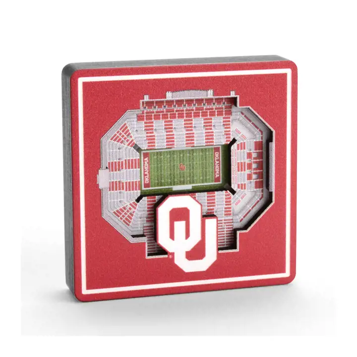Magnet 3D StadiumView des Sooners de l'Oklahoma