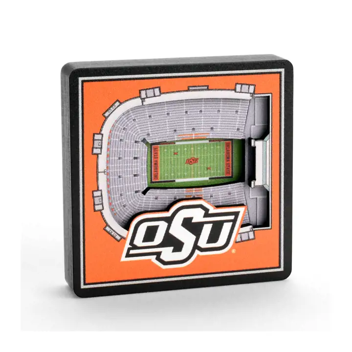 Aimant Oklahoma State Cowboys 3D StadiumView