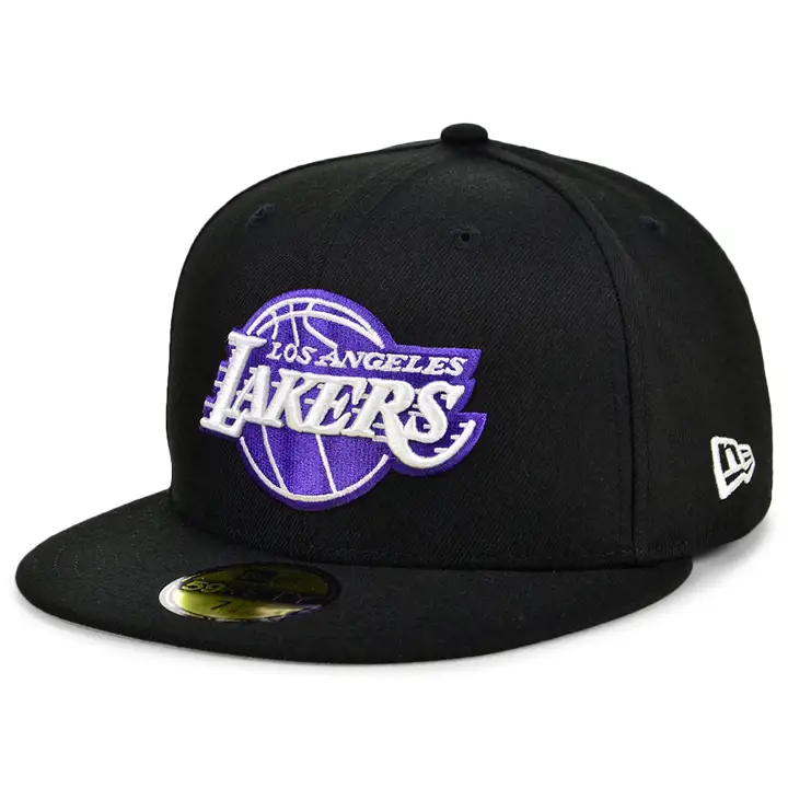 LOS ANGELES LAKERS NBA PURP HOOKS 59FIFTY blk