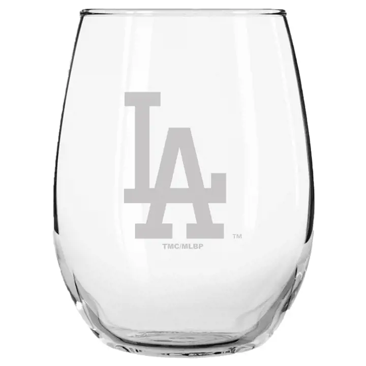 Verre sans pied gravé 15 oz Los Angeles Dodgers