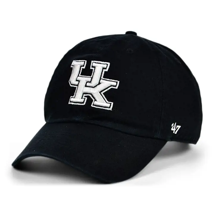Casquette Noire Kentucky Wildcats NCAA Clean Up BLK