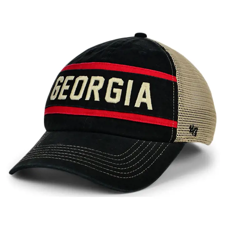 Casquette Georgia Bulldogs NCAA Juncture Clean Up NOIR/BLANC