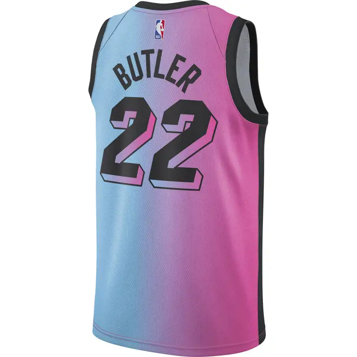 HEAT NBA Maillot Swingman City Edition 20 Jimmy Butler ROSE