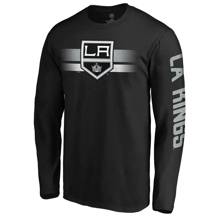 T-shirt ML Los Angeles Kings NHL à demi-teintes noir
