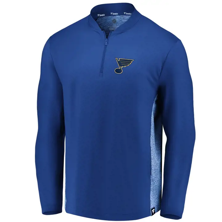St. Louis Blues LNH Iconique Transit 1/4 Zip rbl