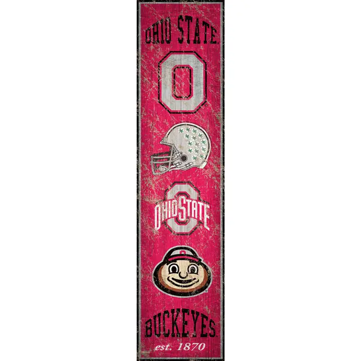 Ohio State Buckeyes panneau en bois héritage