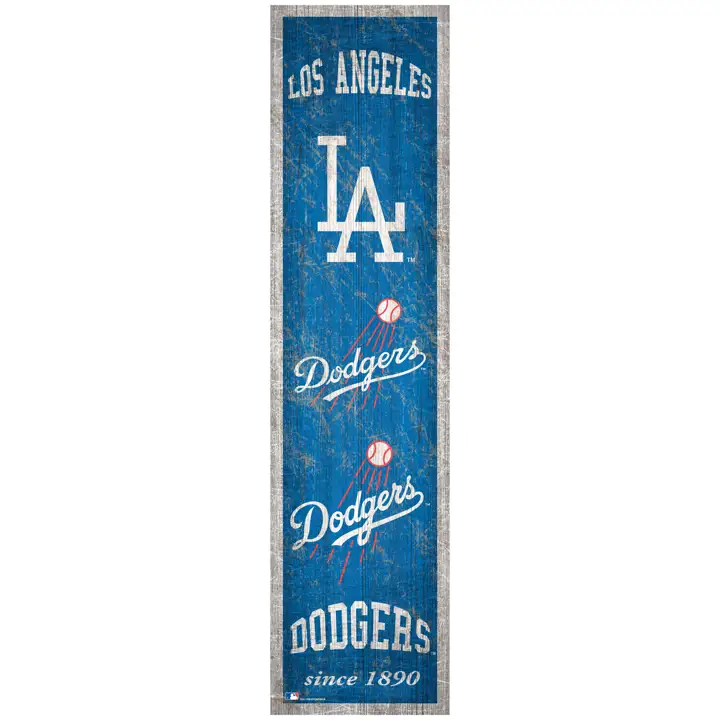 Panneau en bois Los Angeles Dodgers Heritage ast