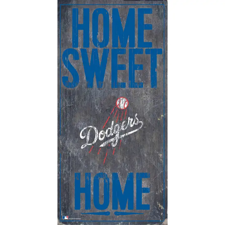 Panneau Los Angeles Dodgers 6x12 Home Sweet Home ast