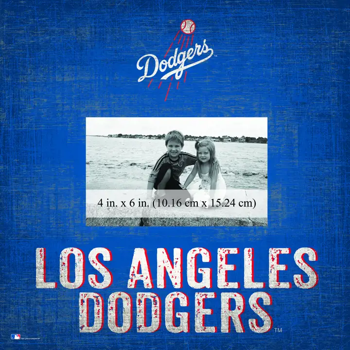 Cadre photo d'équipe Los Angeles Dodgers 10x10 ast