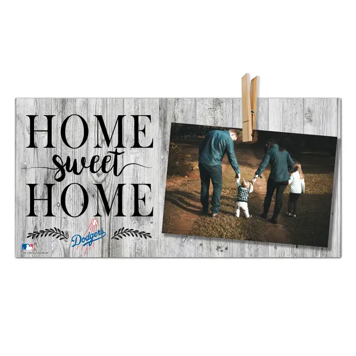 Cadre photo Los Angeles Dodgers 6x12 Home Sweet Home