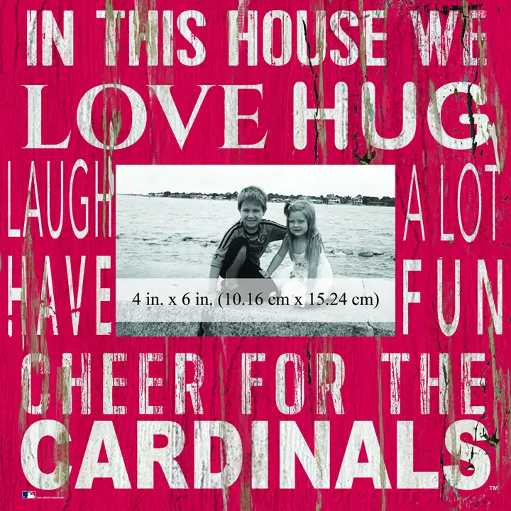 St. Louis Cardinals 10x10 Cadres photo "In this House"